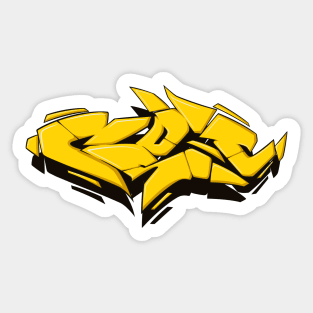 CSOC Graffiti Piece Sticker